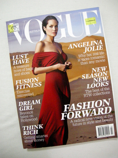 Vogue cover — Angelina
