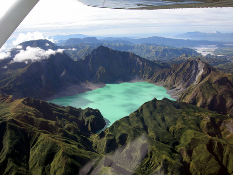 Pinatubo looking south to Subic