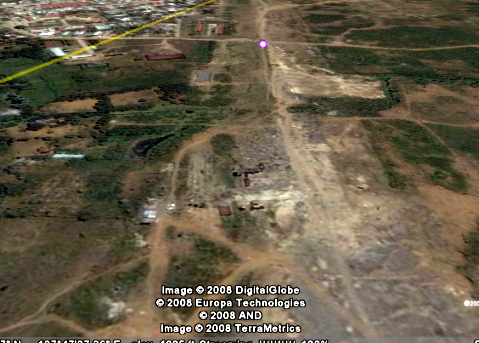 Kham Duc today, Google Earth