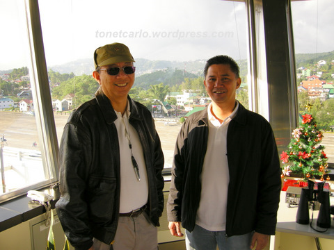 With Raffy C. in Baguio control tower
