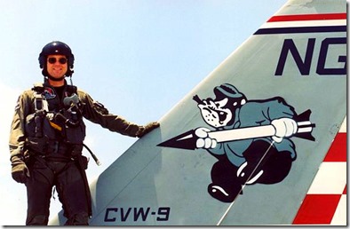 David 'Bio'Baranek, F-14 Squadron Commander